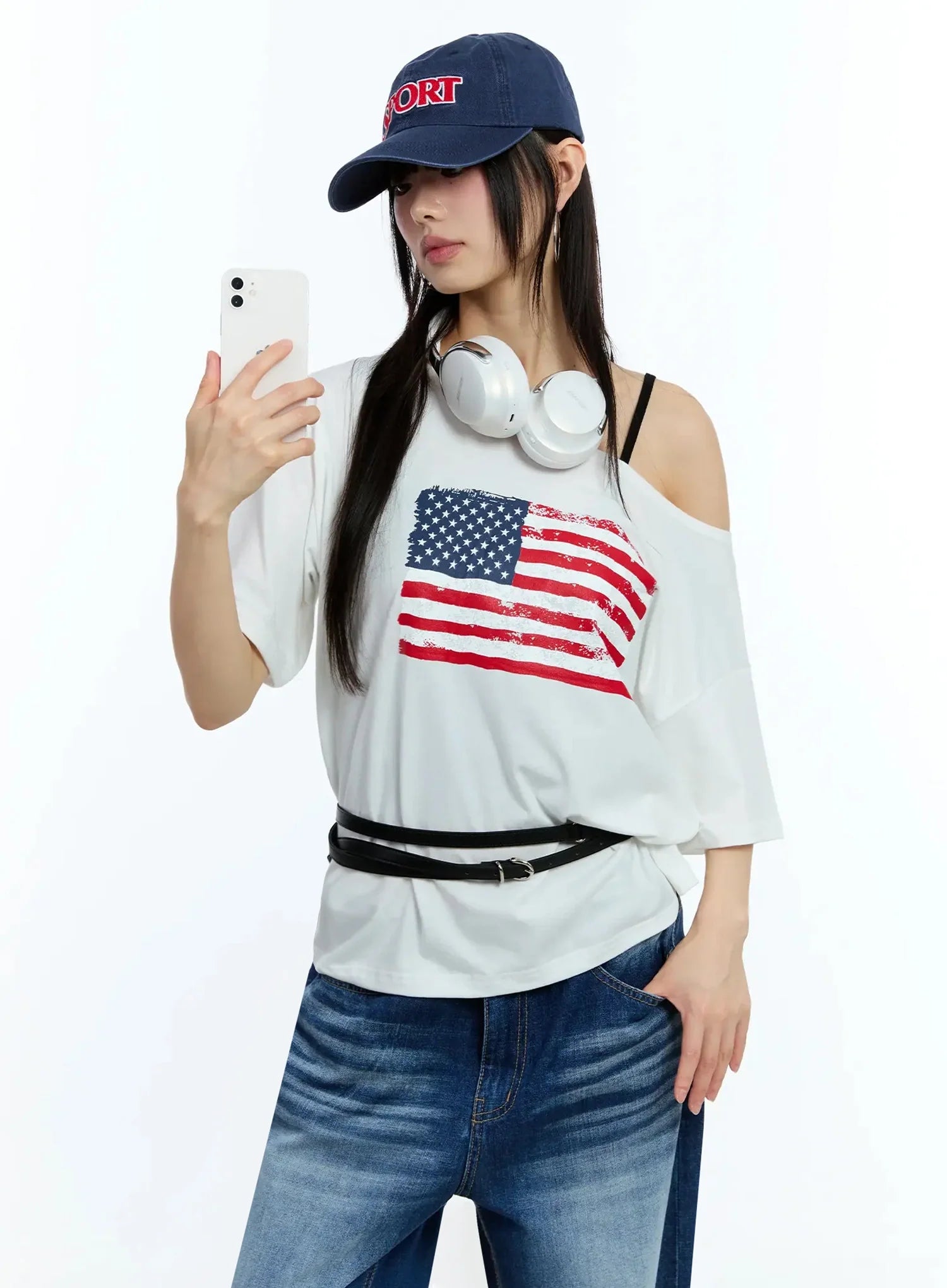 Washed Embroidered Hat IU525