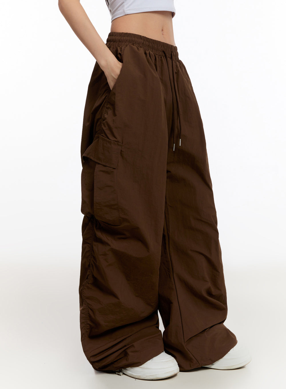 Adjustable Nylon Cargo Pants IU509