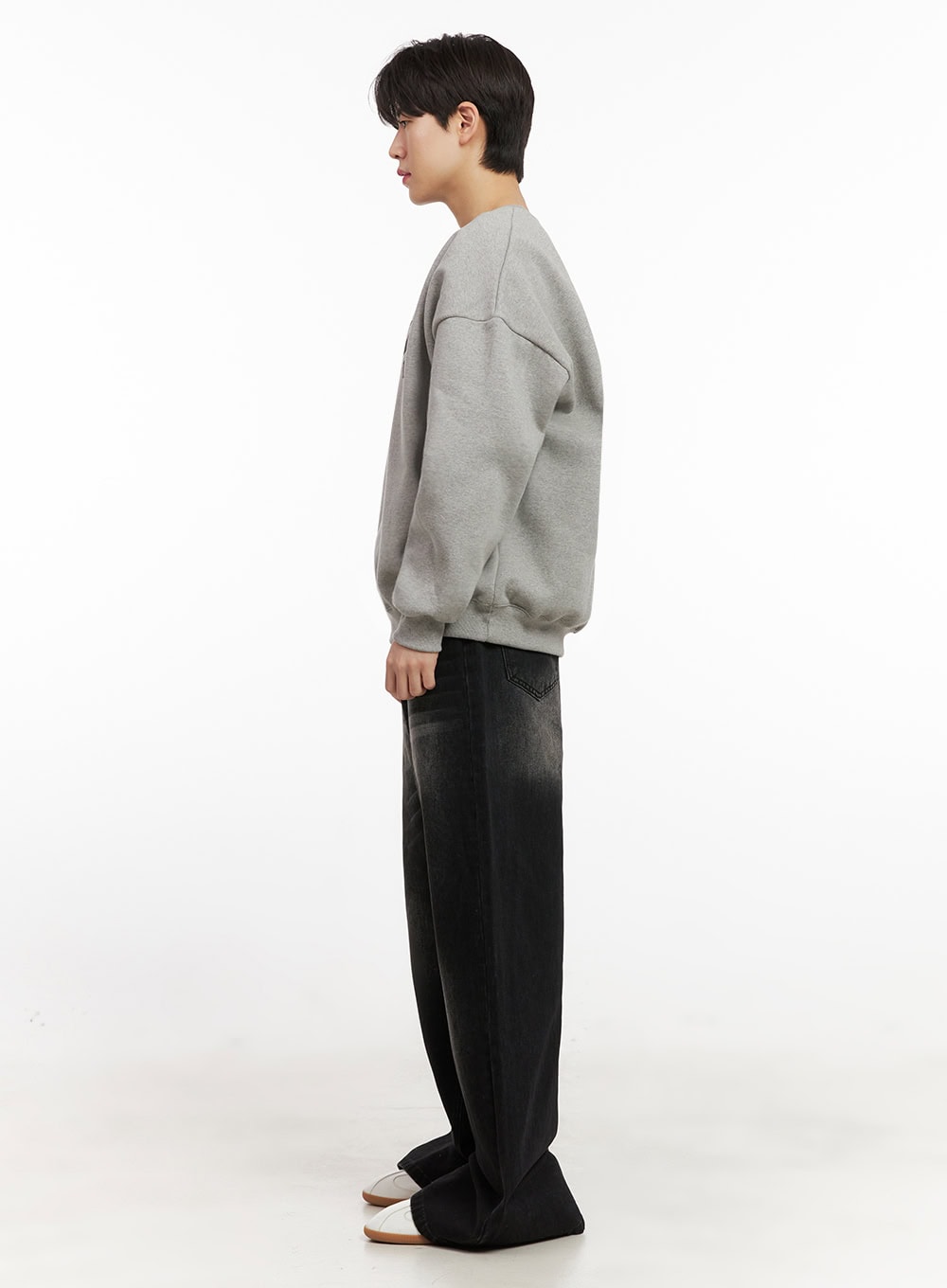 Men's Graphic Cotton Crew Neck IJ517