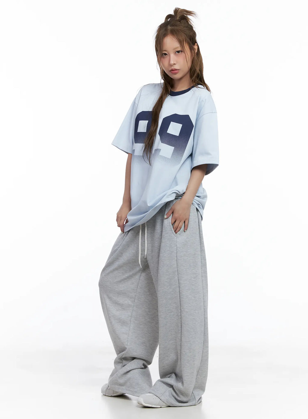 Wide-Leg Sweatpants CL514