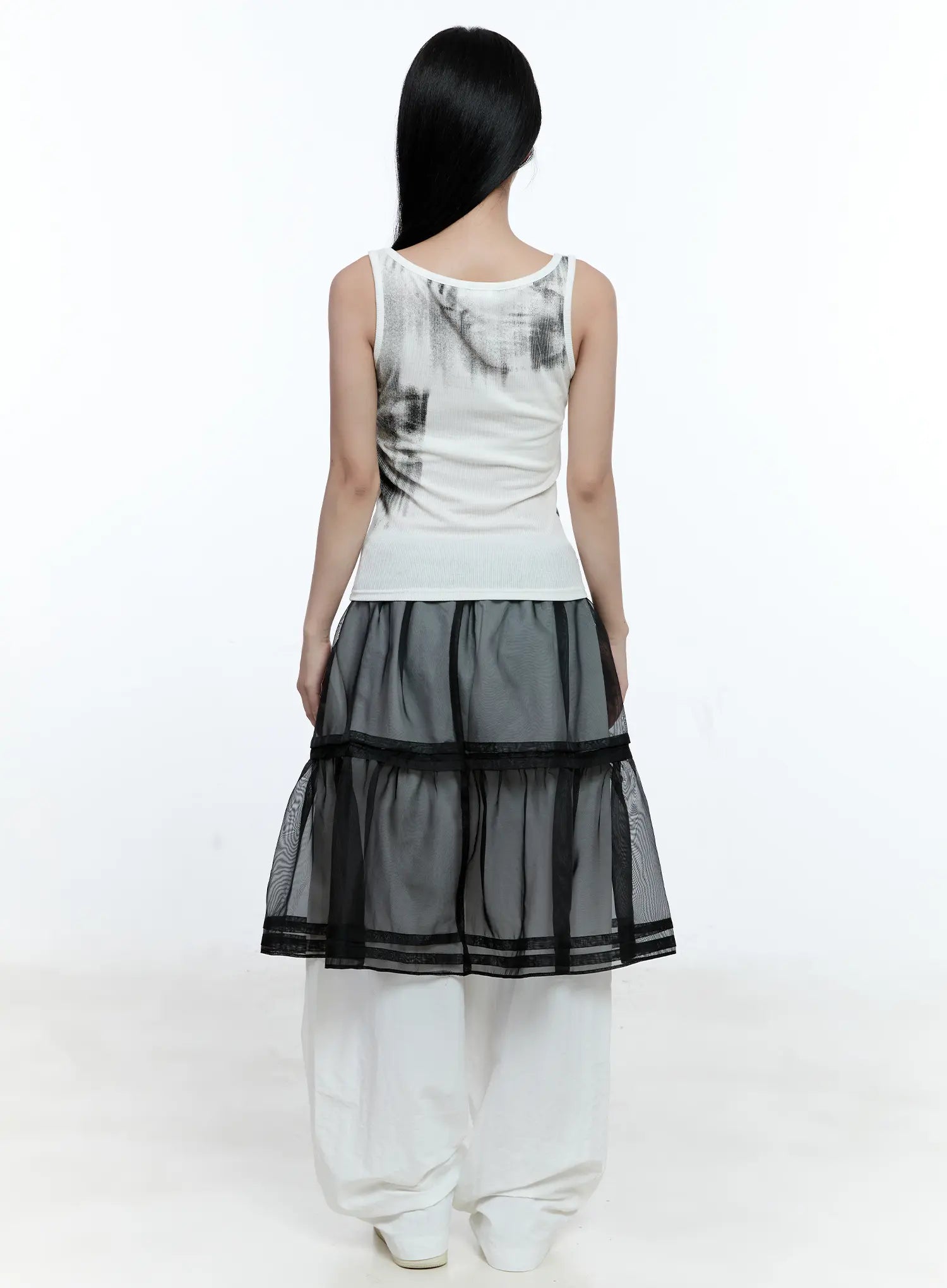 Gradient Ribbed Tank Top CG507