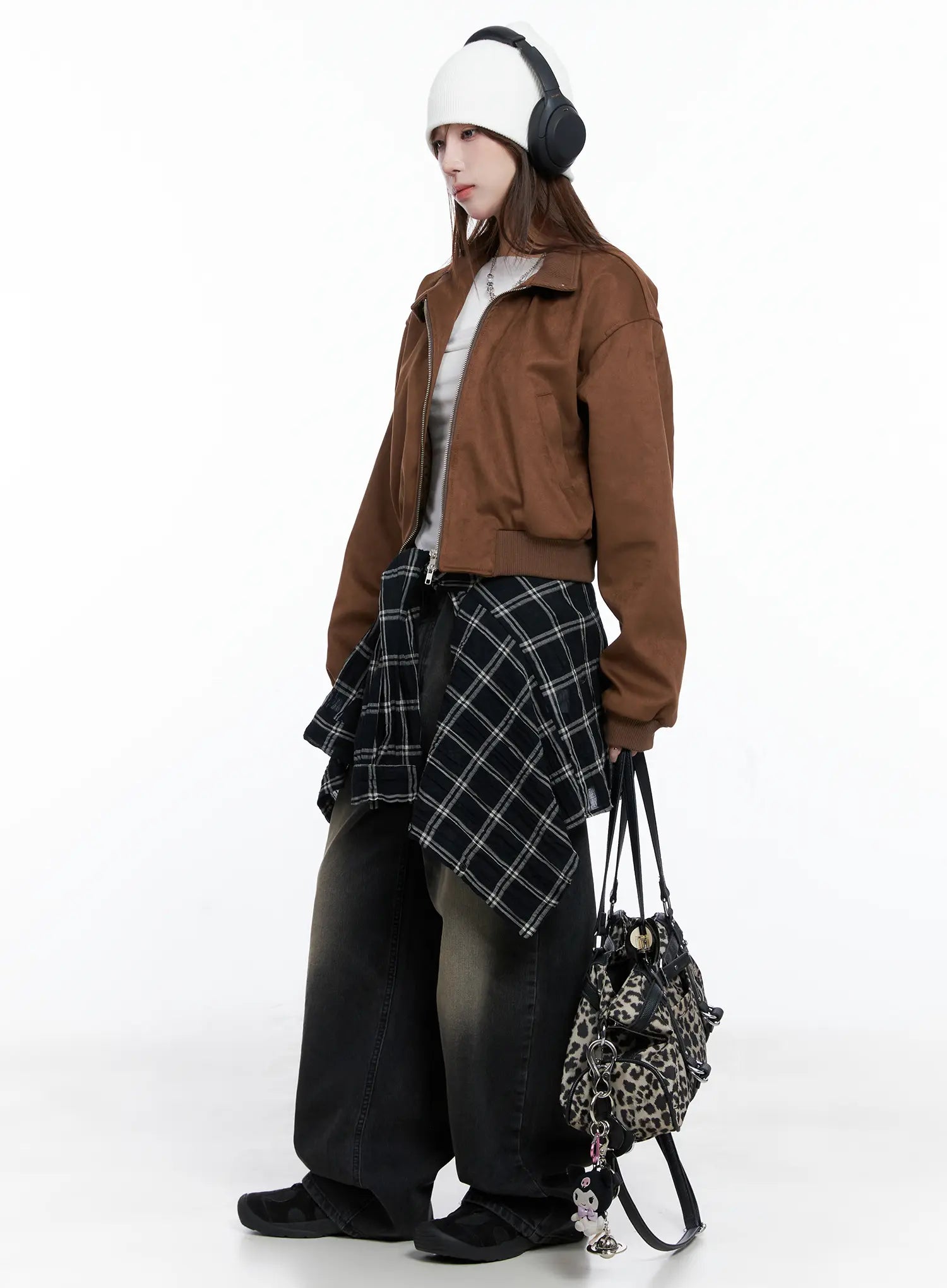 Vicky Suede Two-Way Jumper Jacket CG529