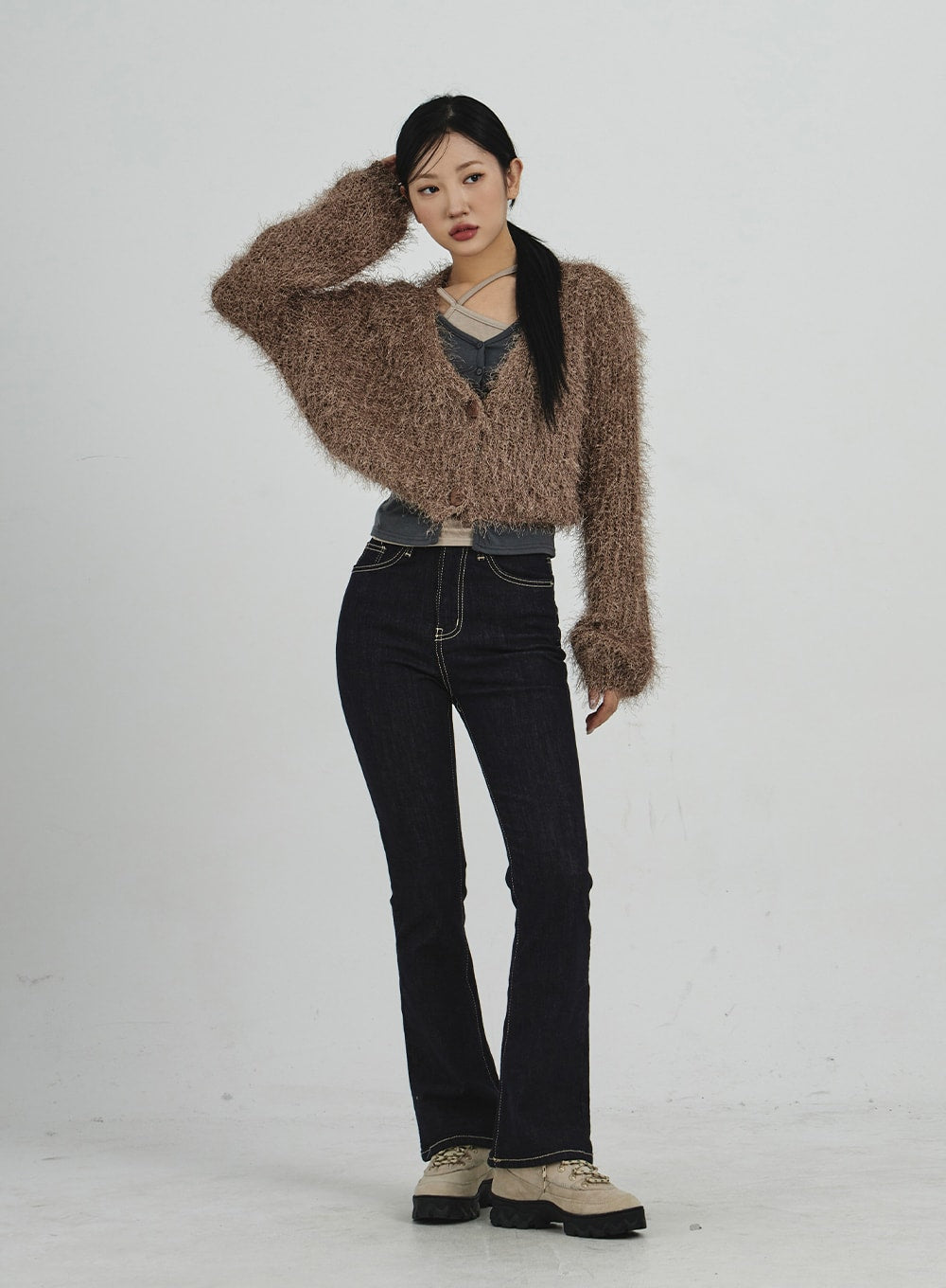 Bootcut Denim Pants CD02