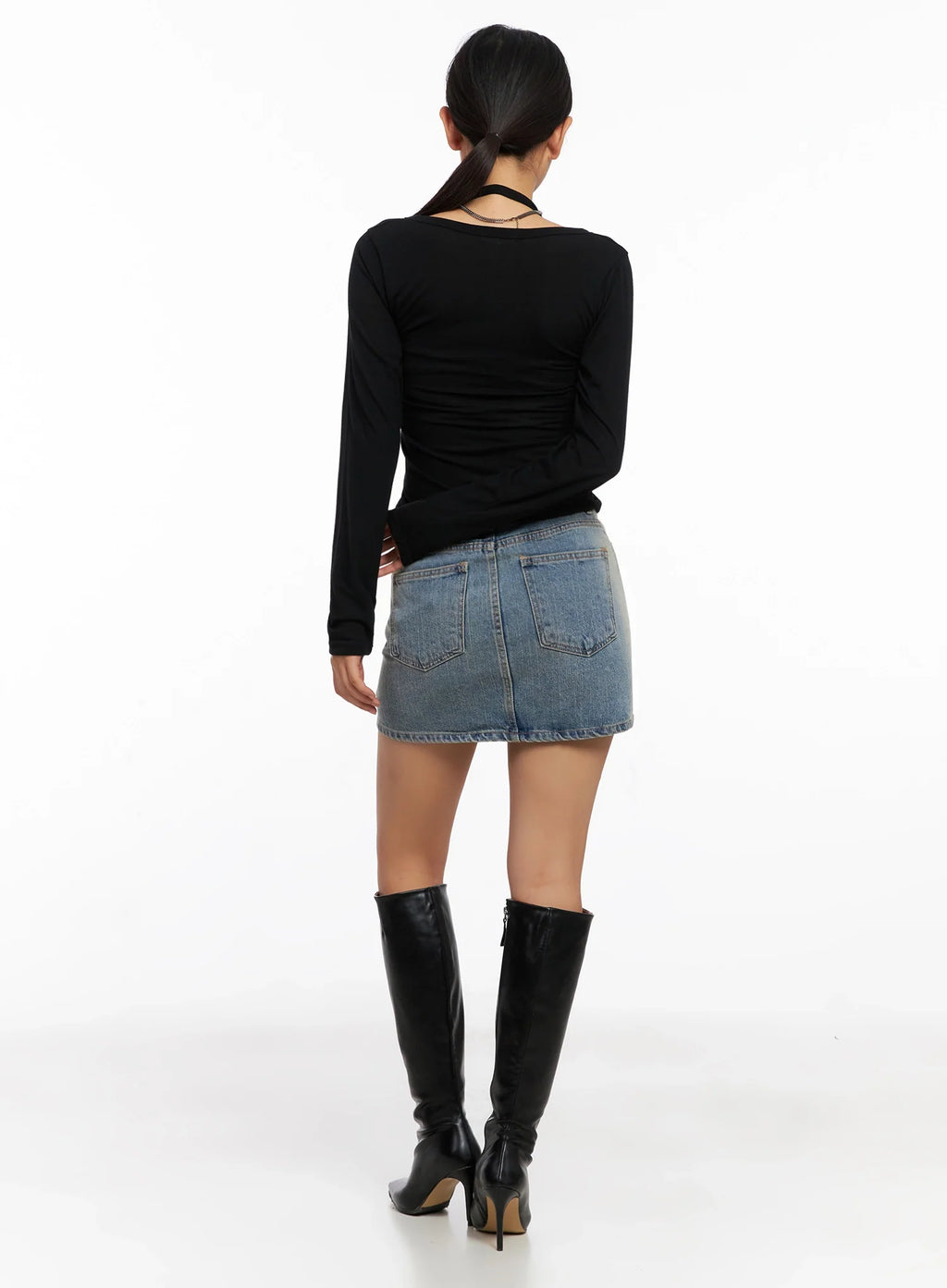 Layered Halter Cardigan IG527