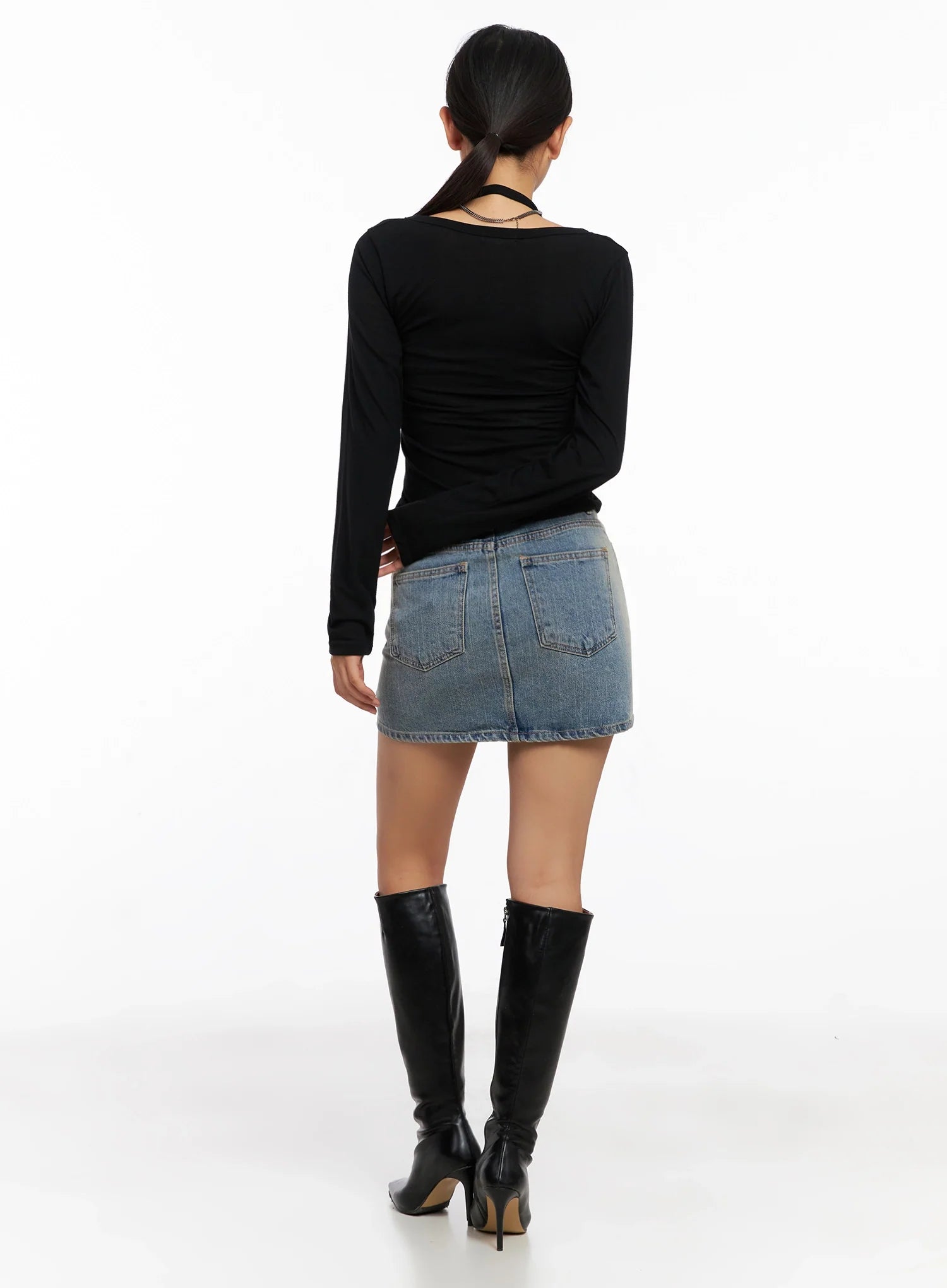 Layered Halter Cardigan IG527