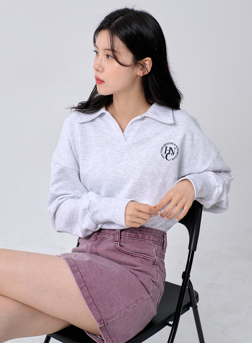 V-Neck Sweatshirt OM329
