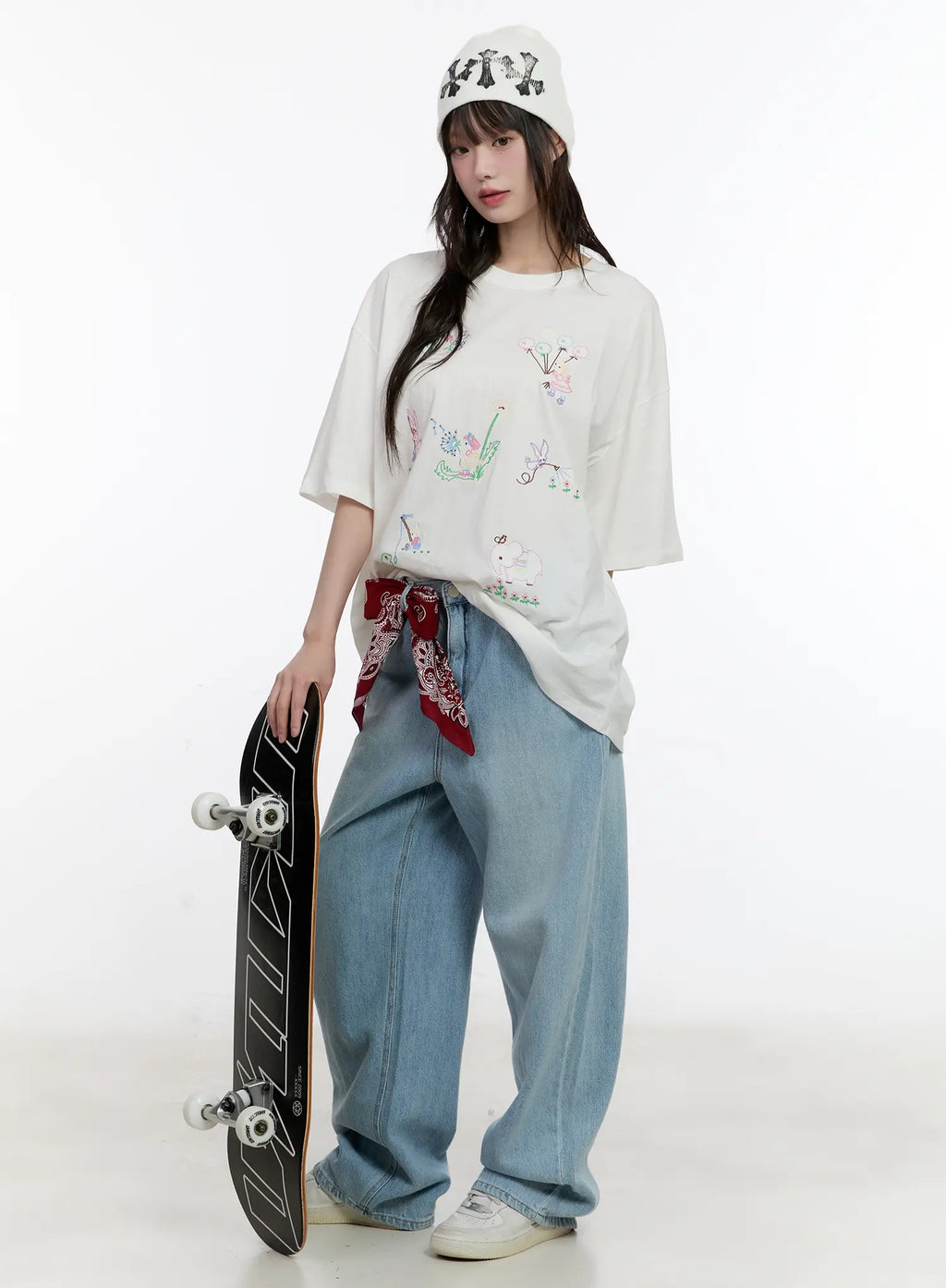 Iroha Lightweight Relaxed Jeans CL507