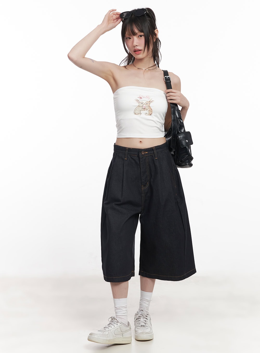 Alli No-Fade Wide-Leg Jorts CY520