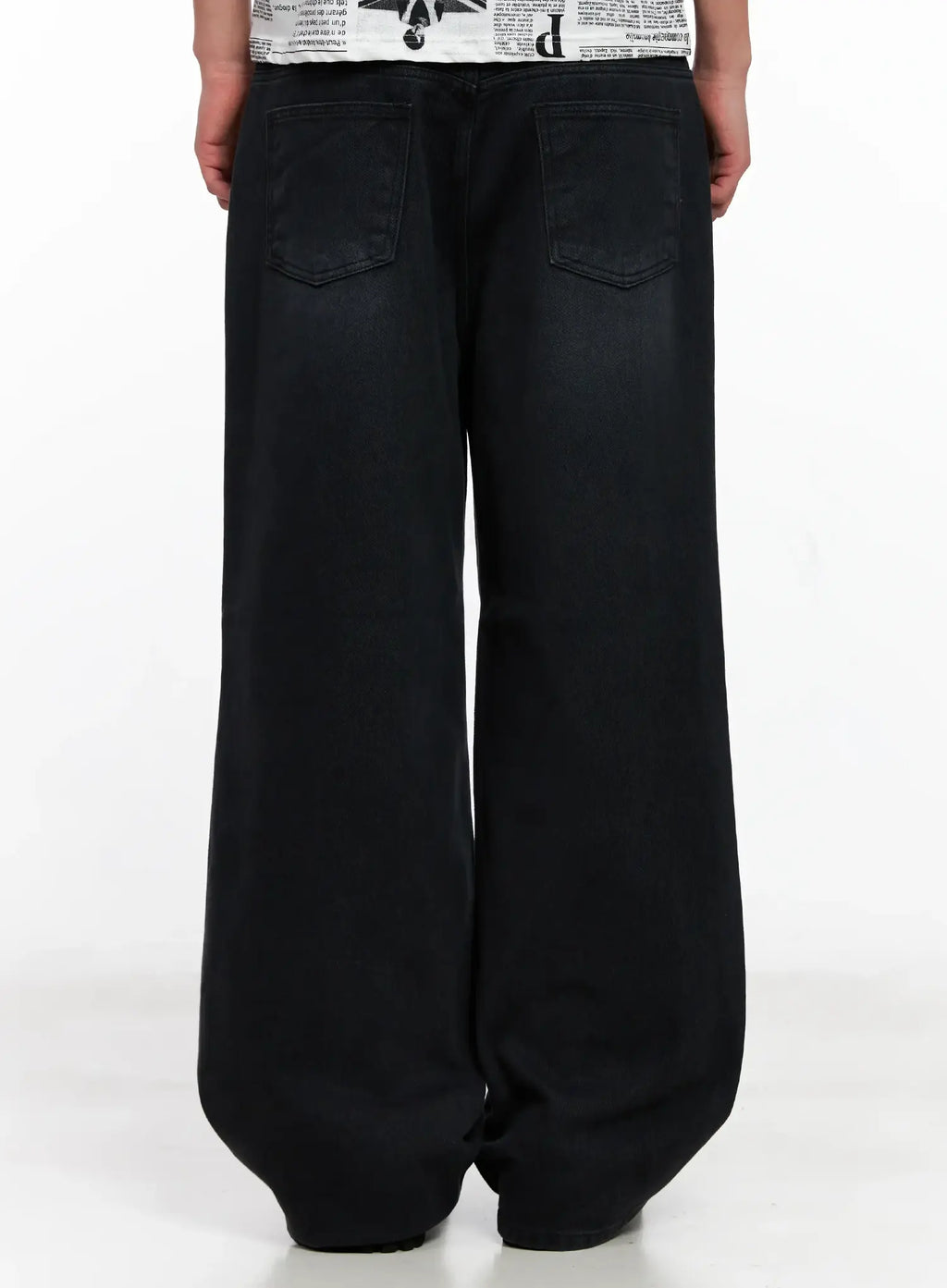 Men's Wide-Leg Denim Jeans IG511