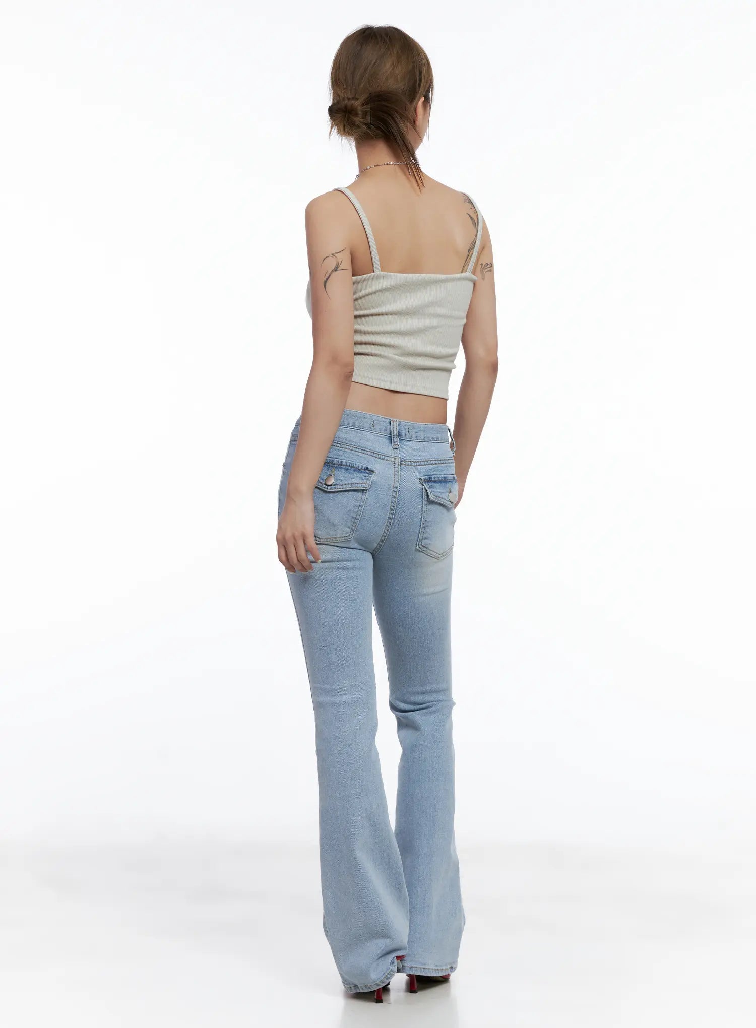 Yeojin Classic Flare Denim Jeans CL510