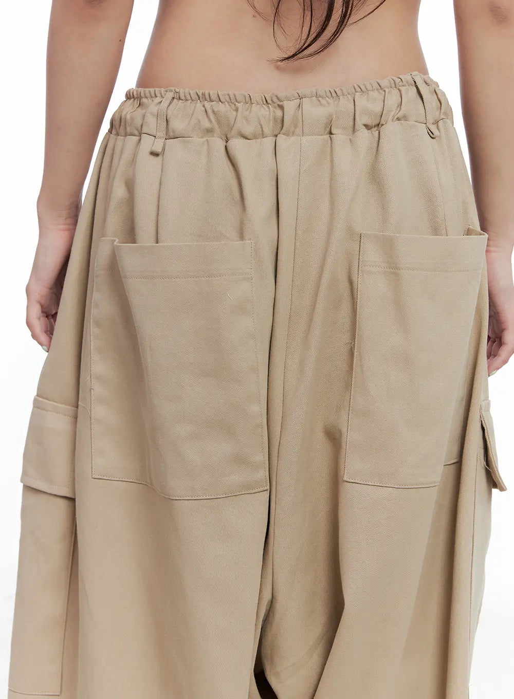 Wide-Leg Cargo Balloon Pants CL514