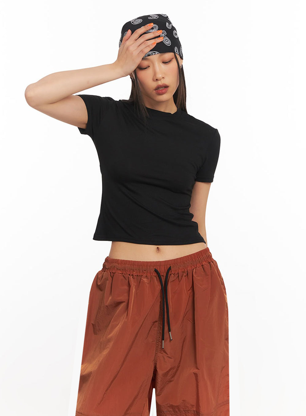 Short Sleeve Crop Top IA504