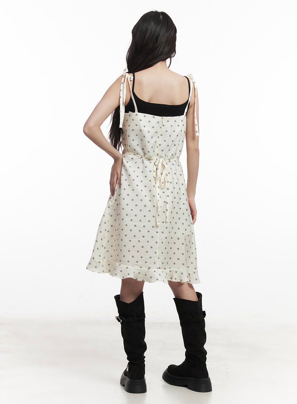 Floral Flare Cami Midi Dress IM528