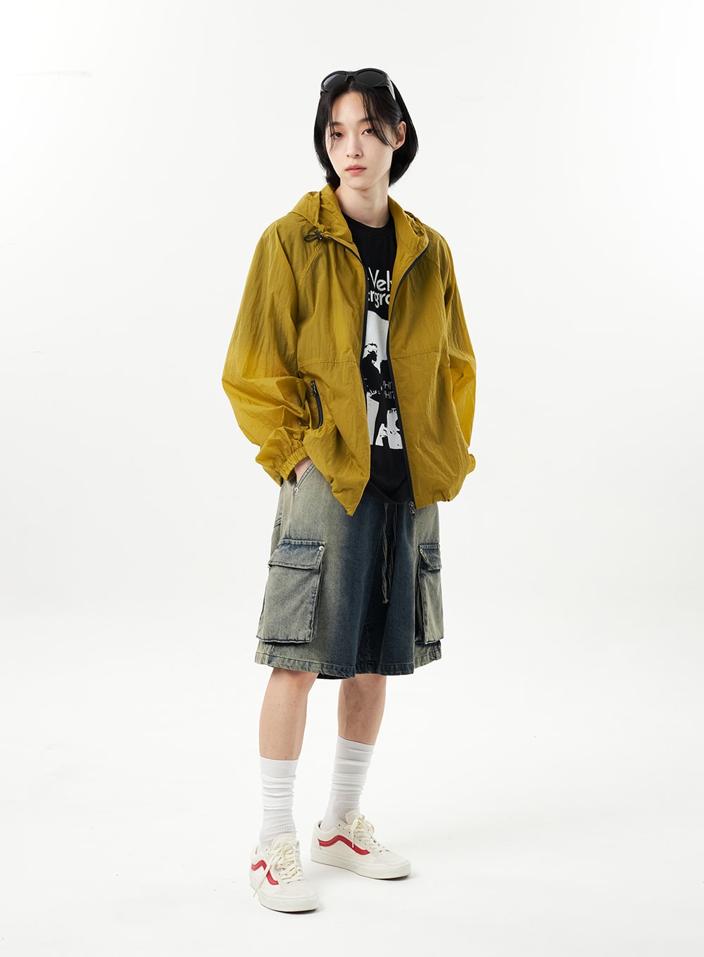 Nylon Hoodie Jacket CU314