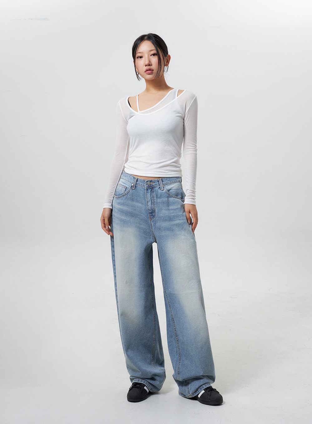 Low Rise Baggy Jeans CY324