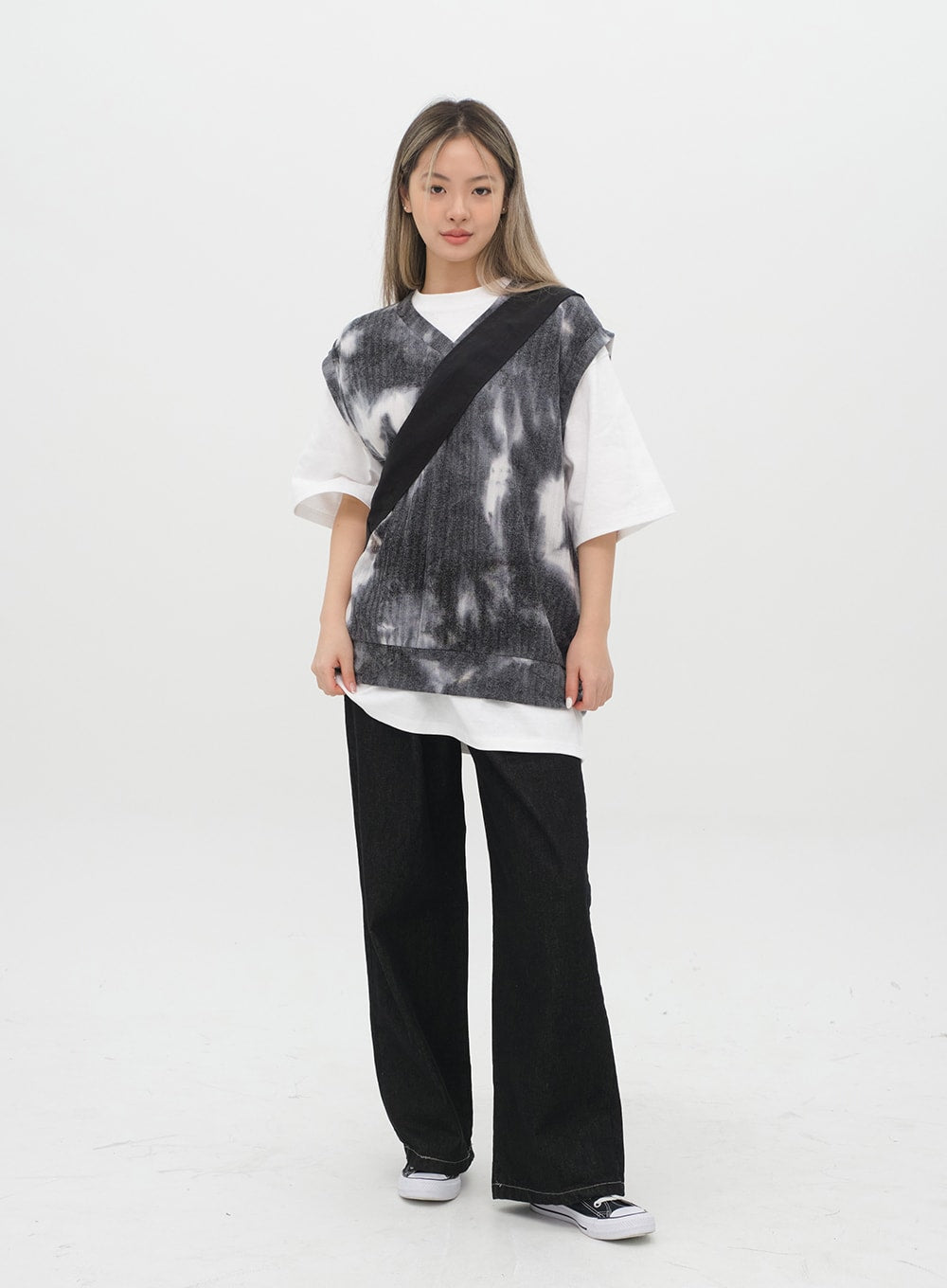 Tie Dye Relaxed Fit Vest C2001