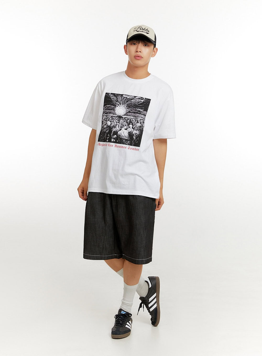 Men's Stitched Bermuda Jorts IU427