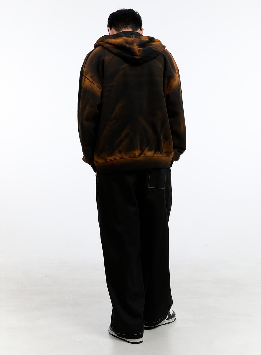 Men's Vintage Washed Hoodie Jacket IG427