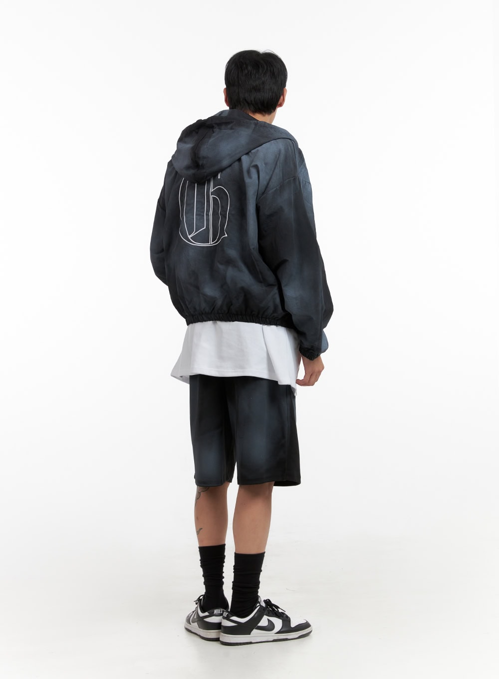 Men's Washed Cotton Sweat Shorts IL404