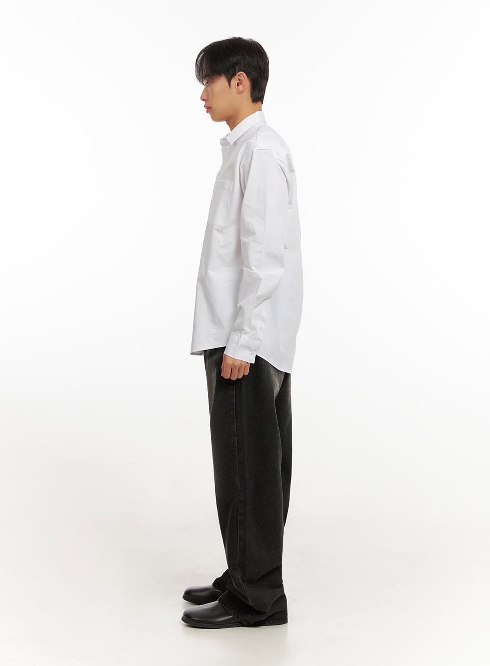 Men's Washed Relaxed-Fit Jeans ID406