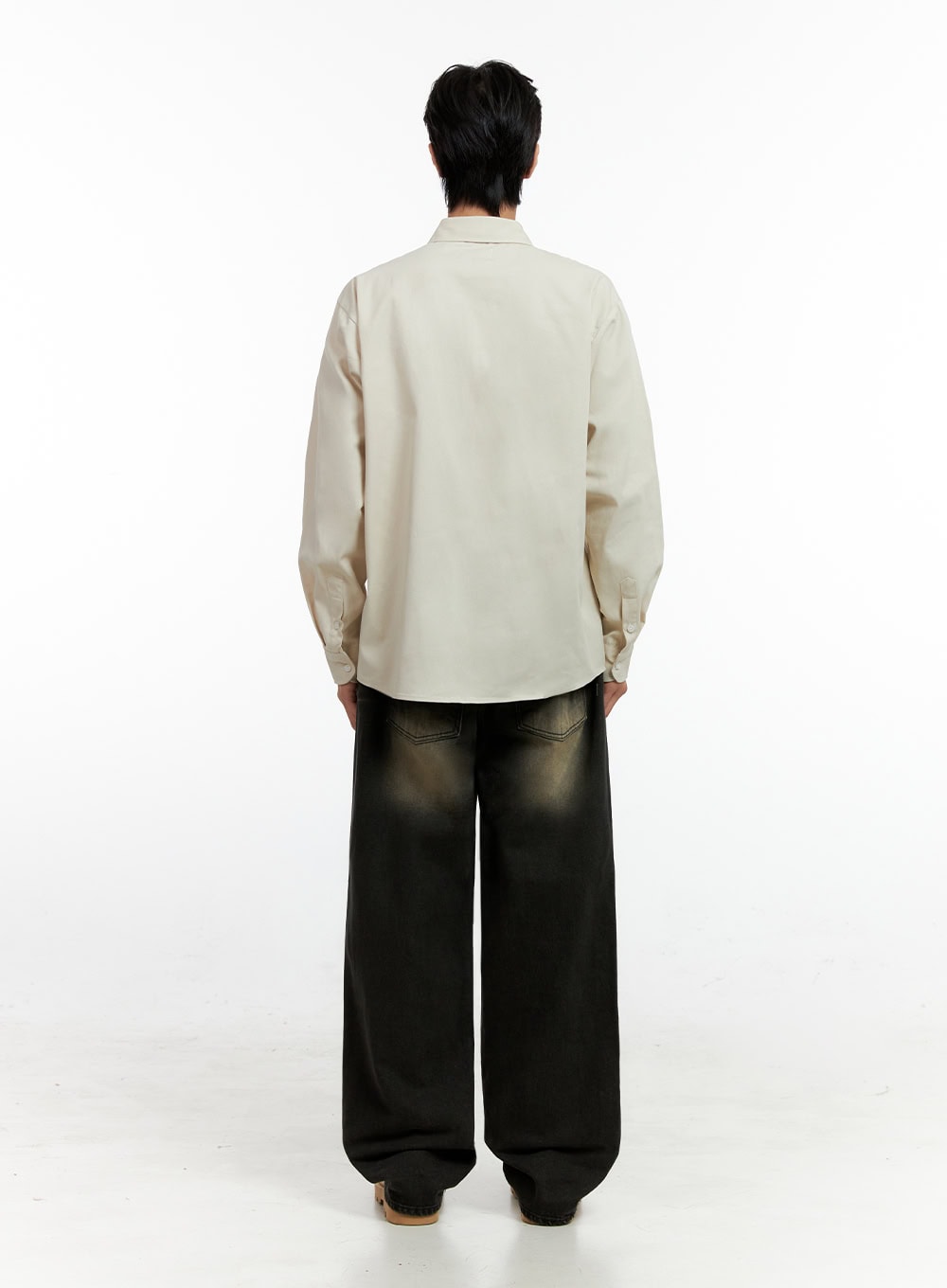 Men's Faded Denim Jeans IN411