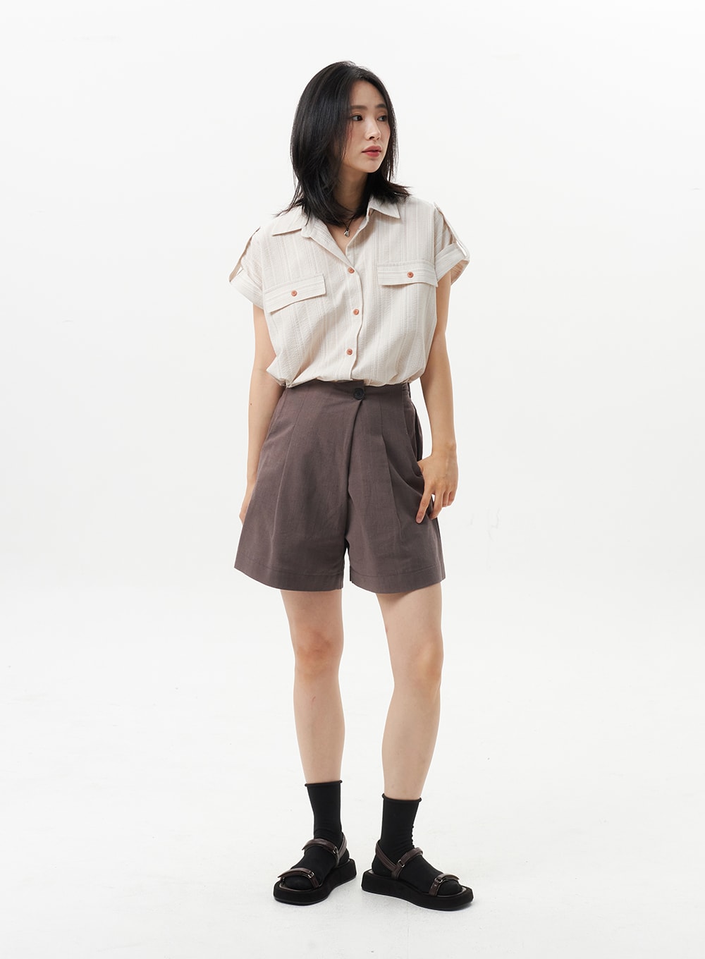 Wide Leg Shorts OL312