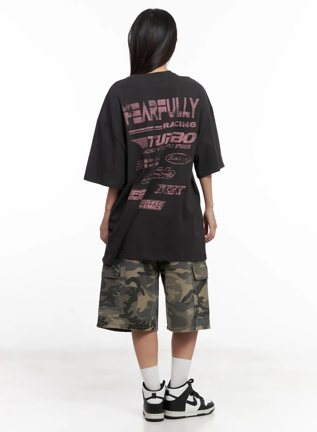 Camo Cargo Jorts CL521