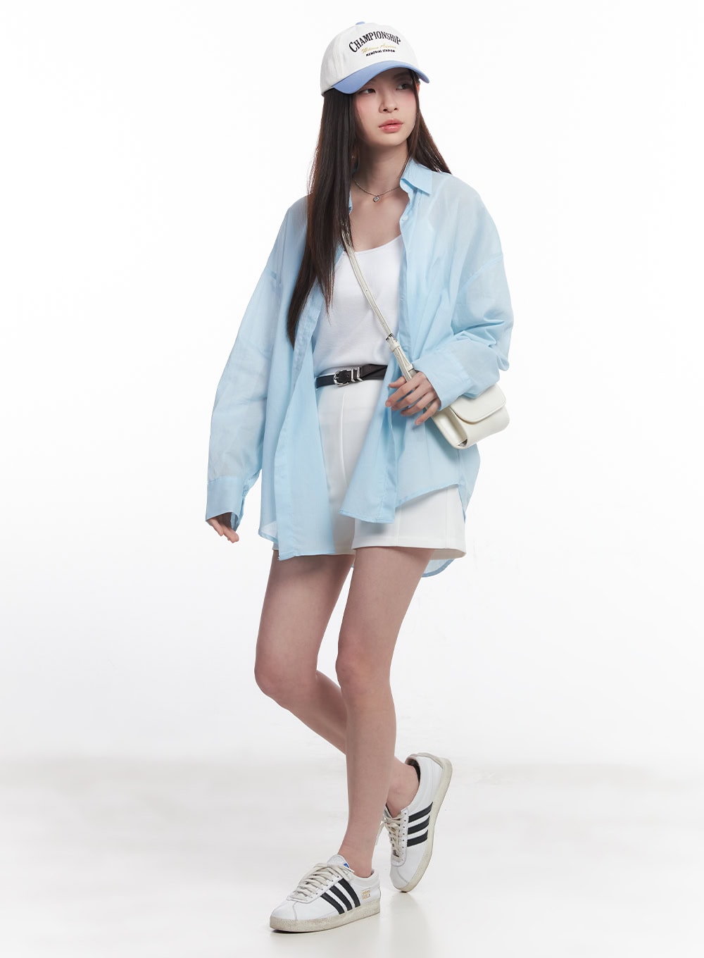 Sheer Cotton Collared Shirt CY515