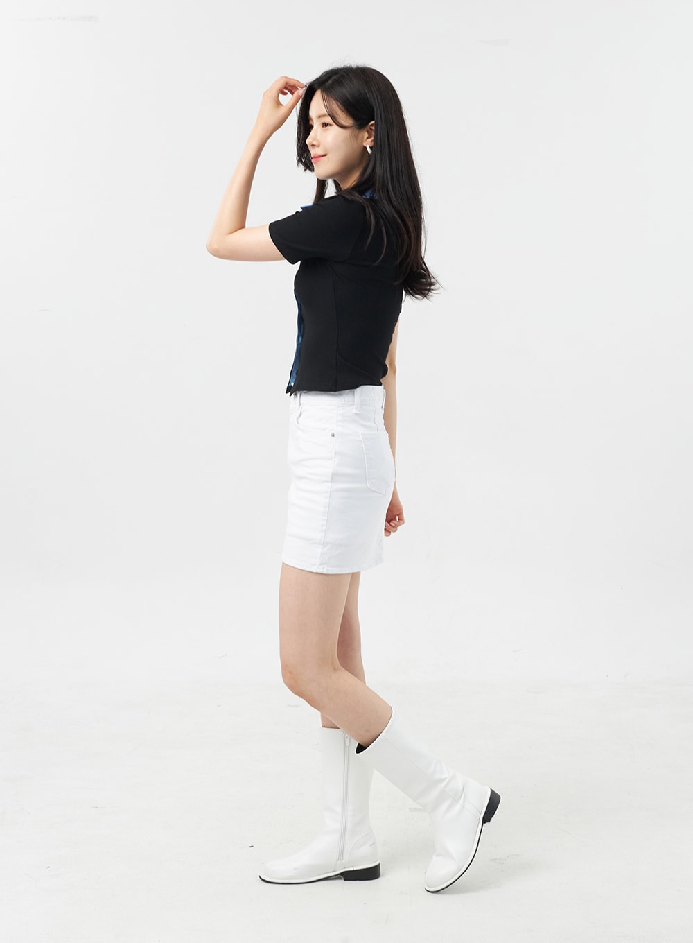 Cotton Mini Skirt OU308