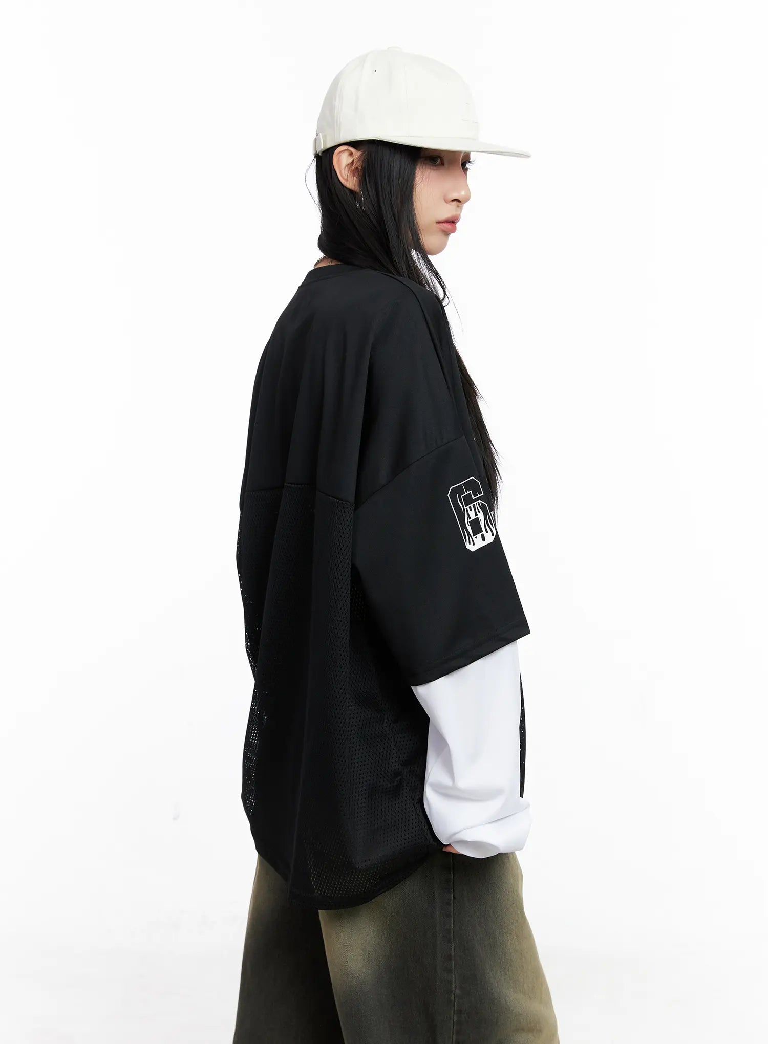 Oversized Graphic Long Sleeve CC1109