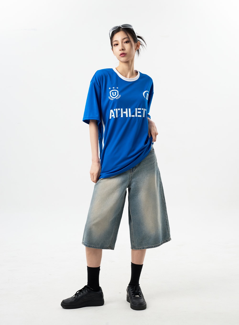 Oversized Bermuda Pants CY311