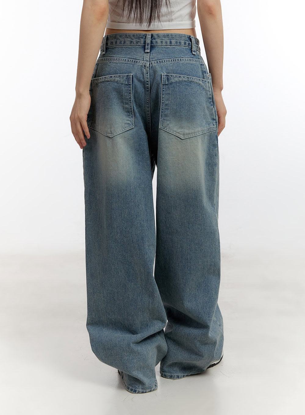 Jillie Washed Baggy Jeans CA508