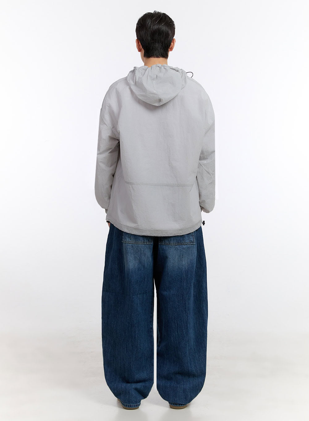 Men's Stitched Wide-Fit Jeans IF528