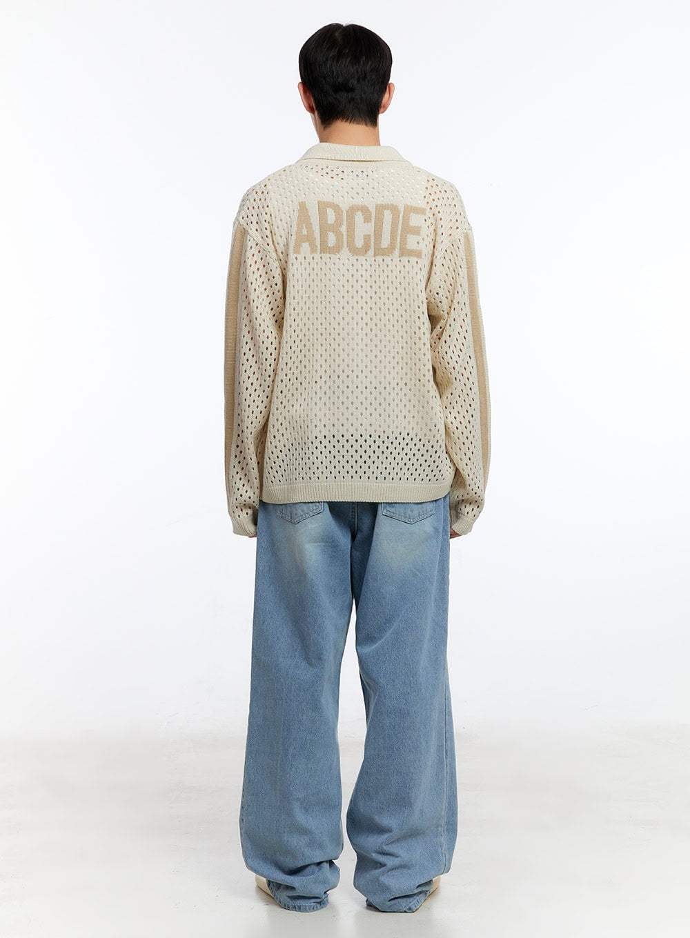 Men's Wide-Leg Jeans (Light Blue) IY530