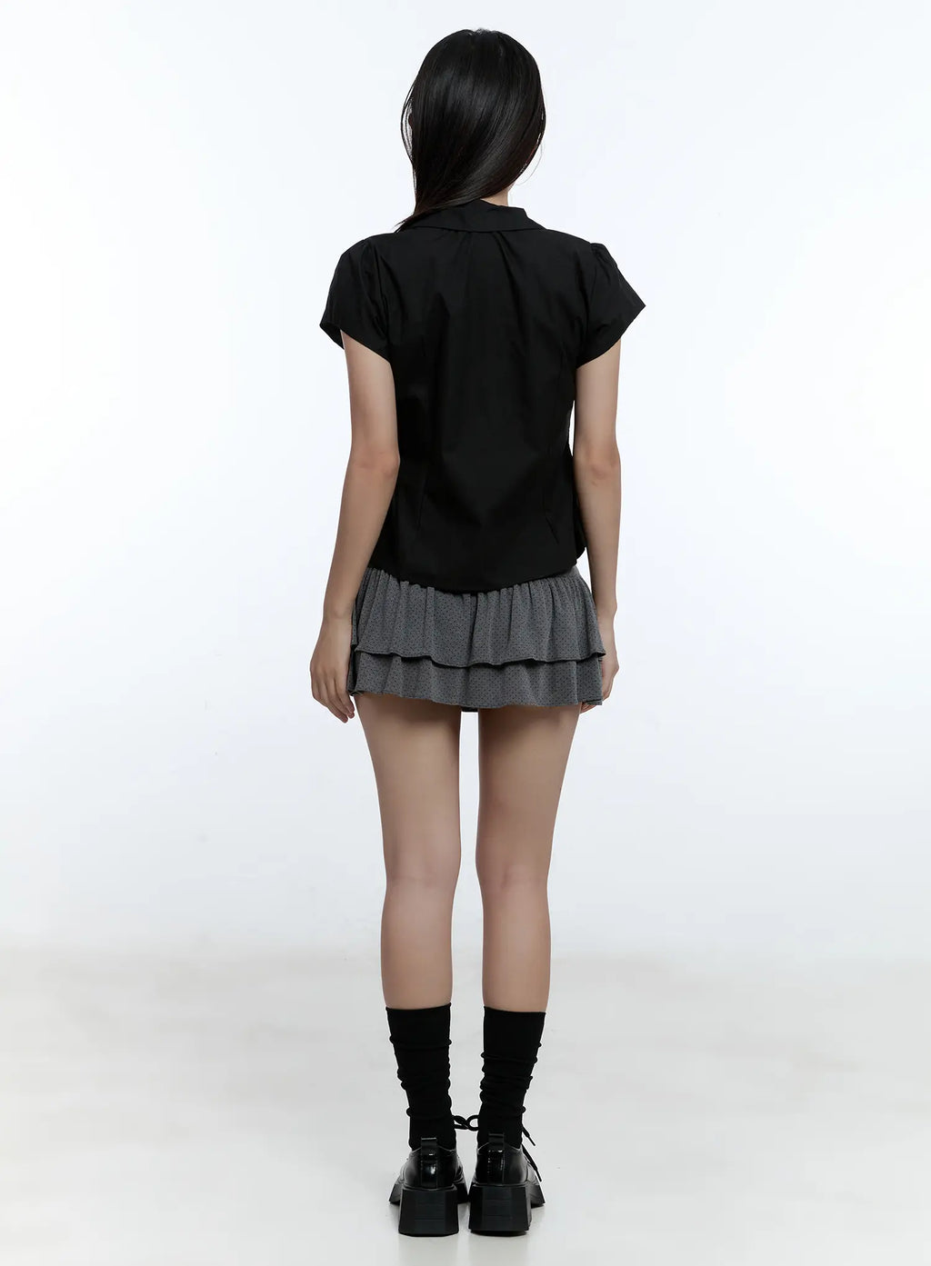 Collared Short-Sleeve Shirt CU527