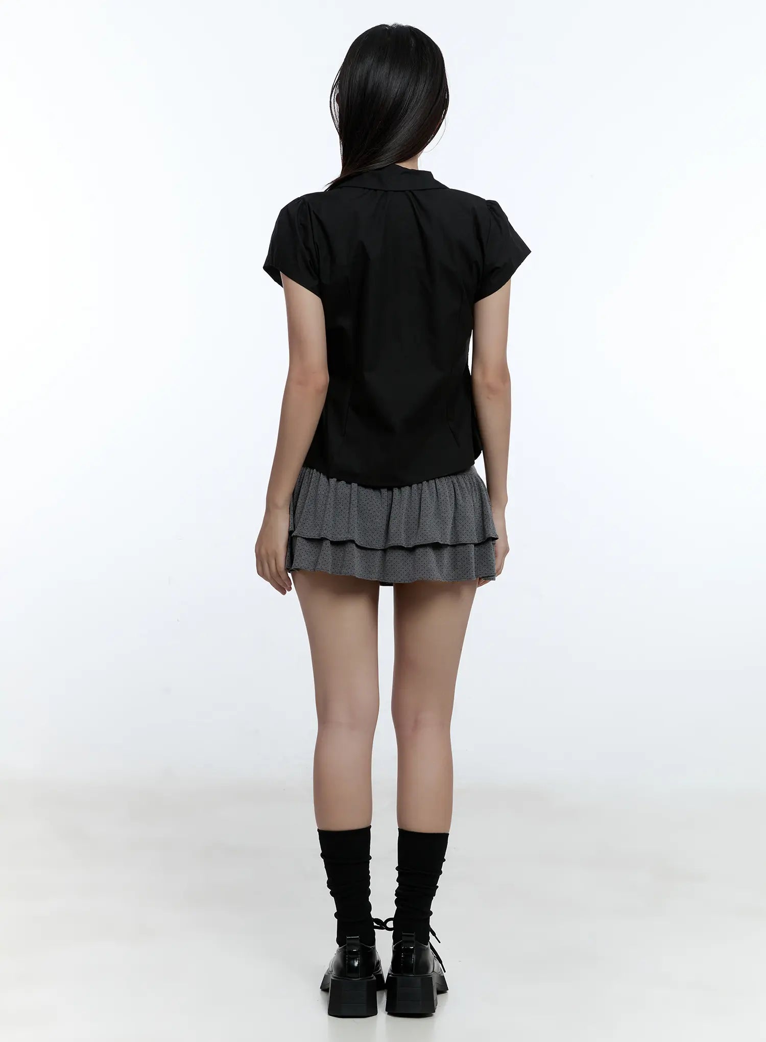 Collared Short-Sleeve Shirt CU527