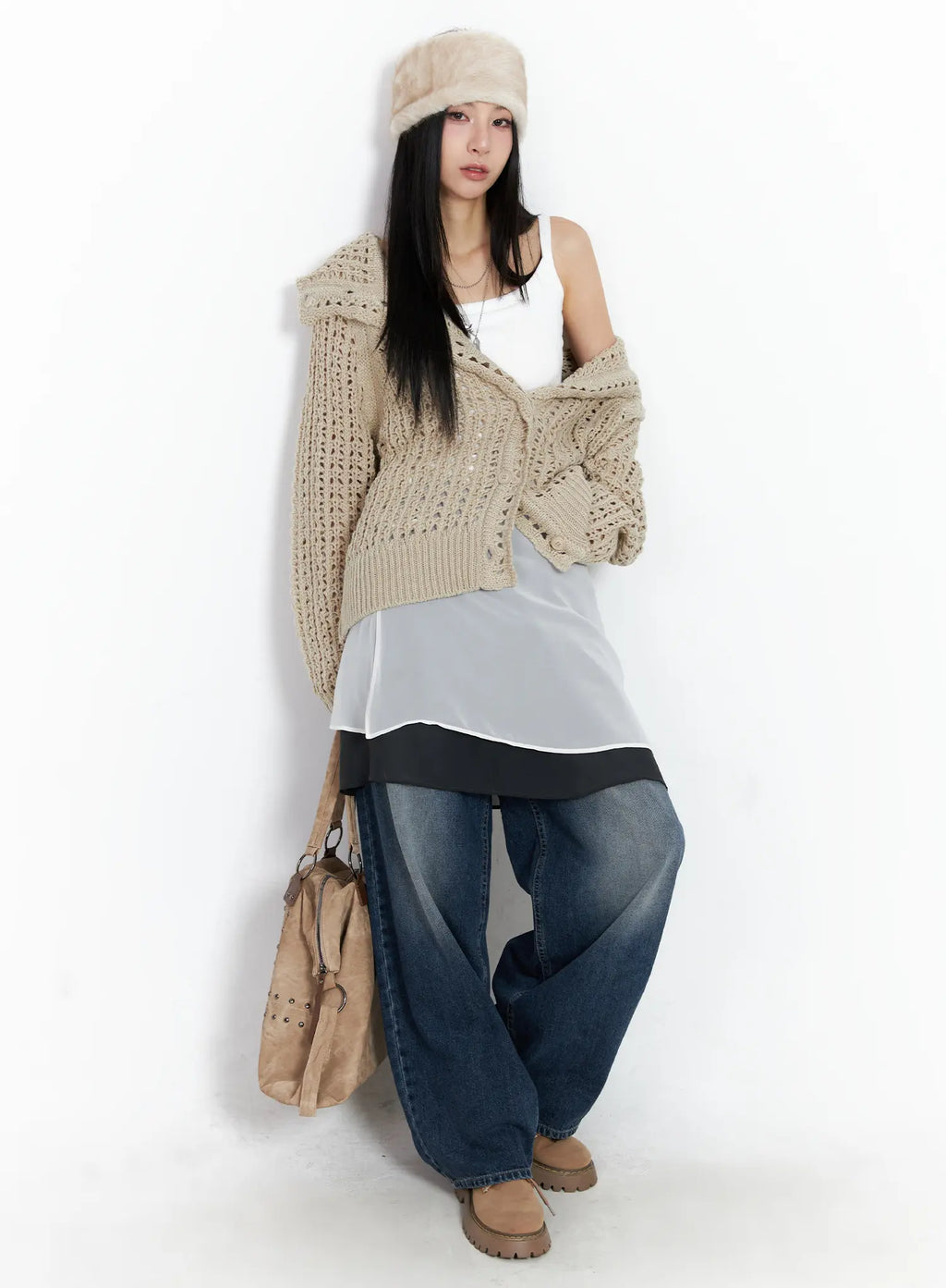 Aisha Washed Baggy Jeans CC1109