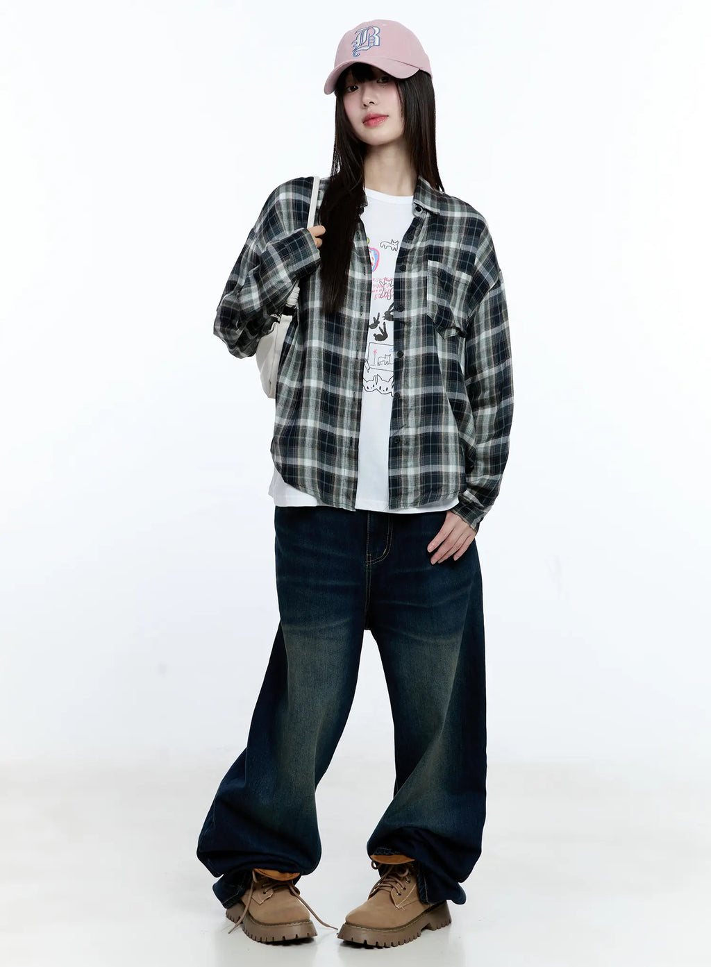 Jinnie Washed Wide-Leg Jeans CG511