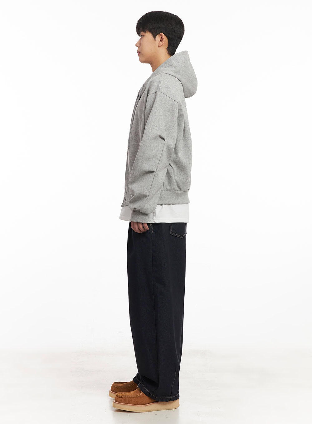 Men's Stitched Wide-Leg Jeans IM517