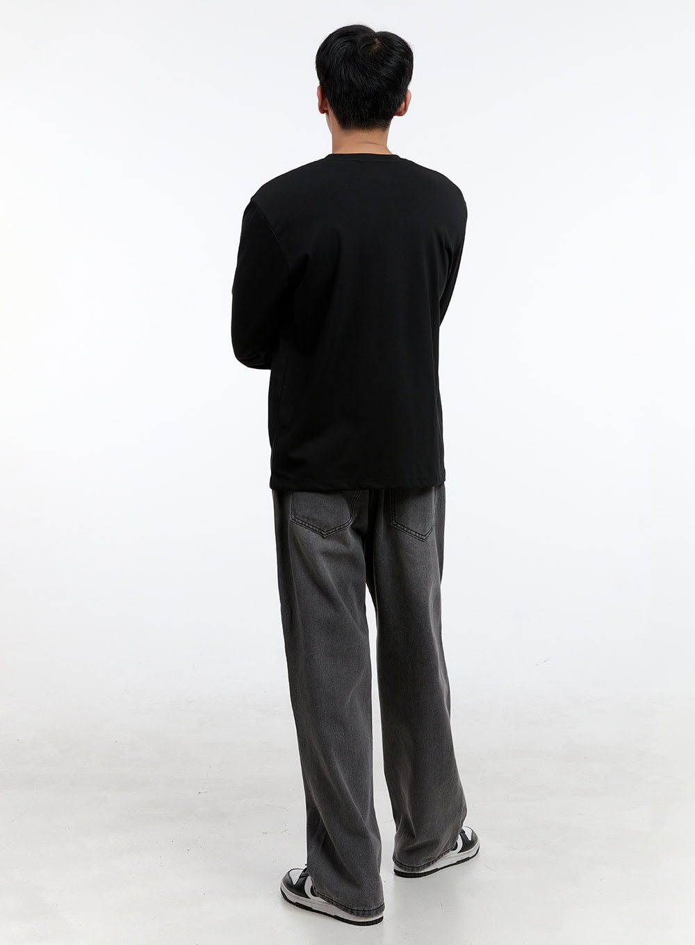 Men's Basic Long Sleeve (Black) IG427