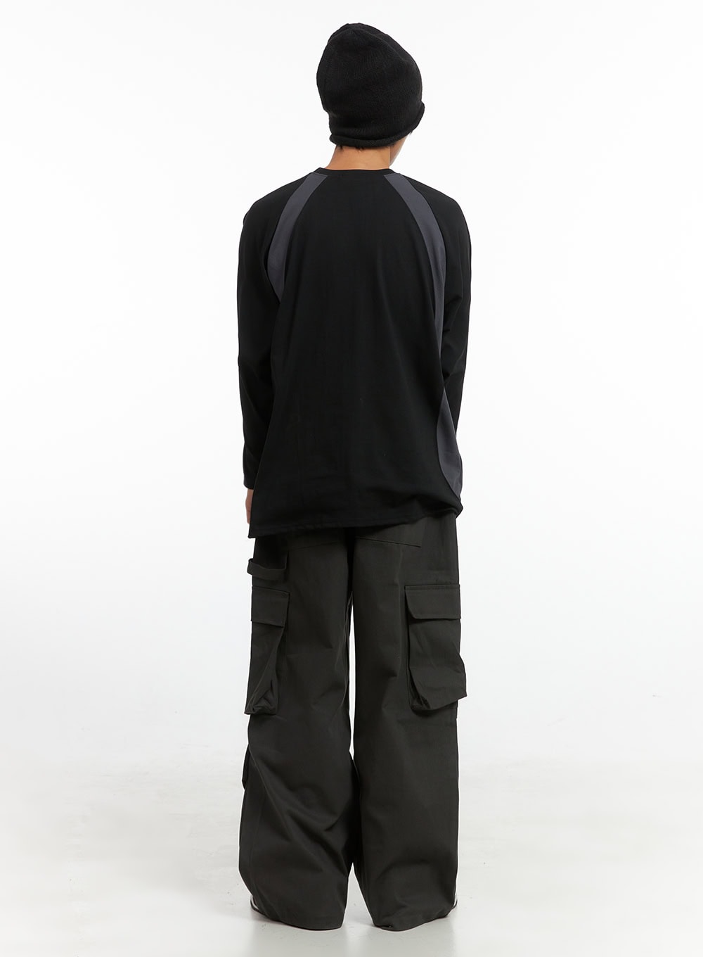 Men's Letter Print Long Sleeve Shirt IO417