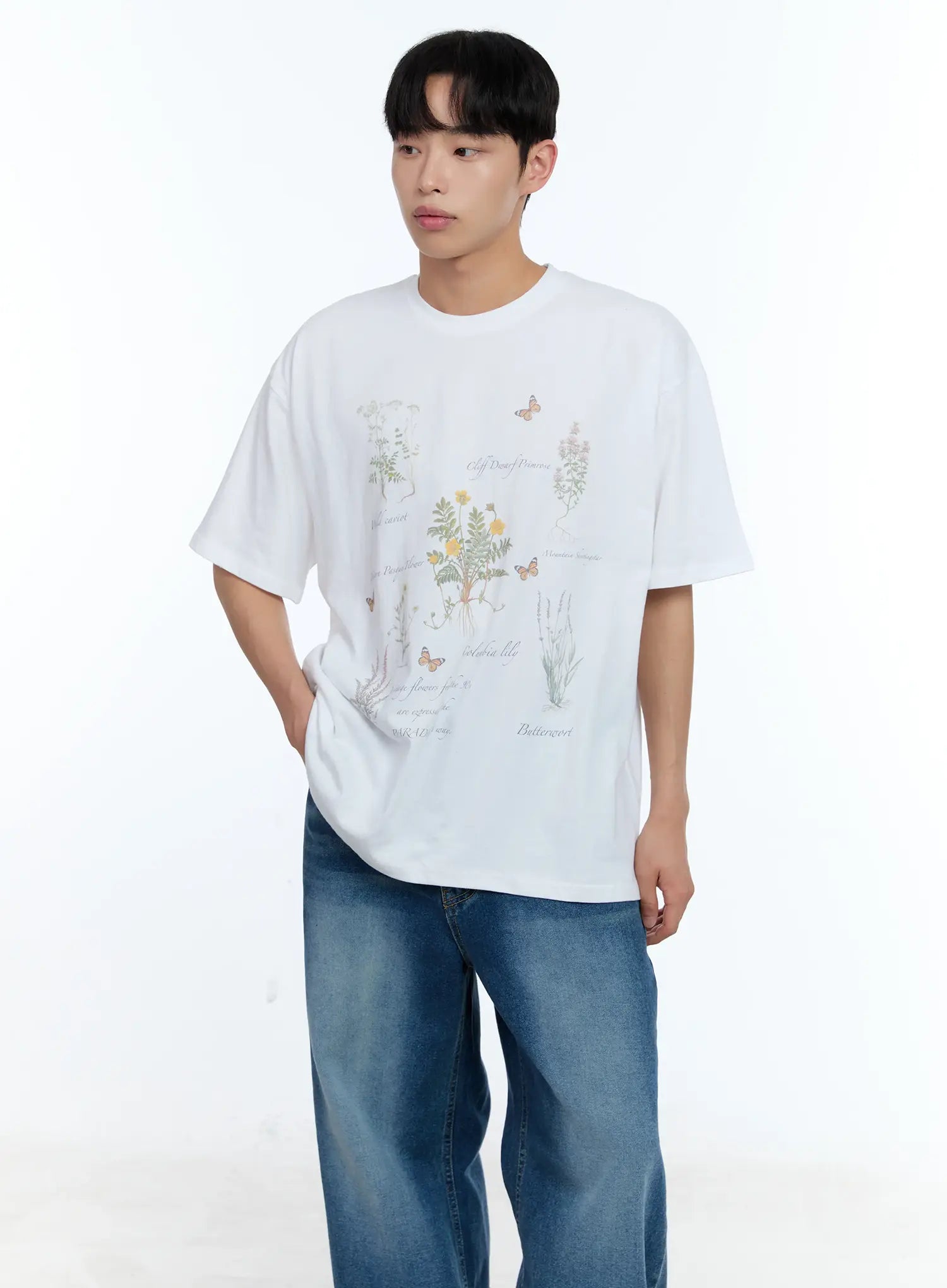 Men's Floral Summer Tee IL515