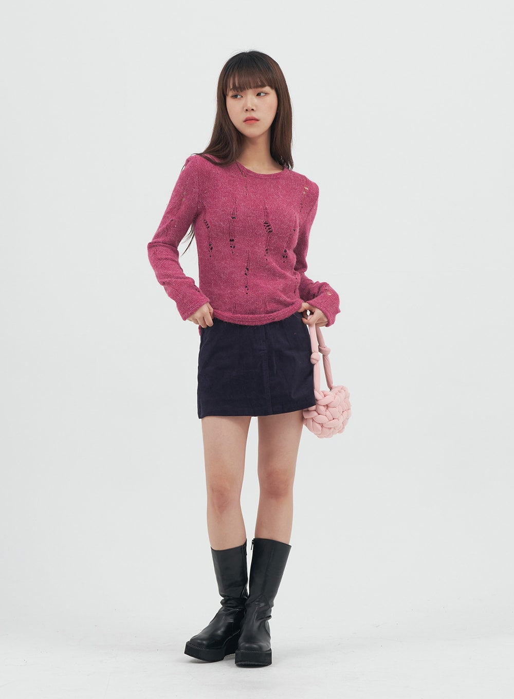 Destroyed Knit Pullover N2