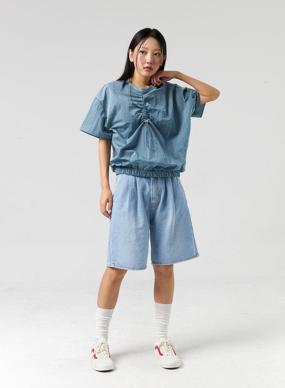 Denim Bermuda Shorts CL326