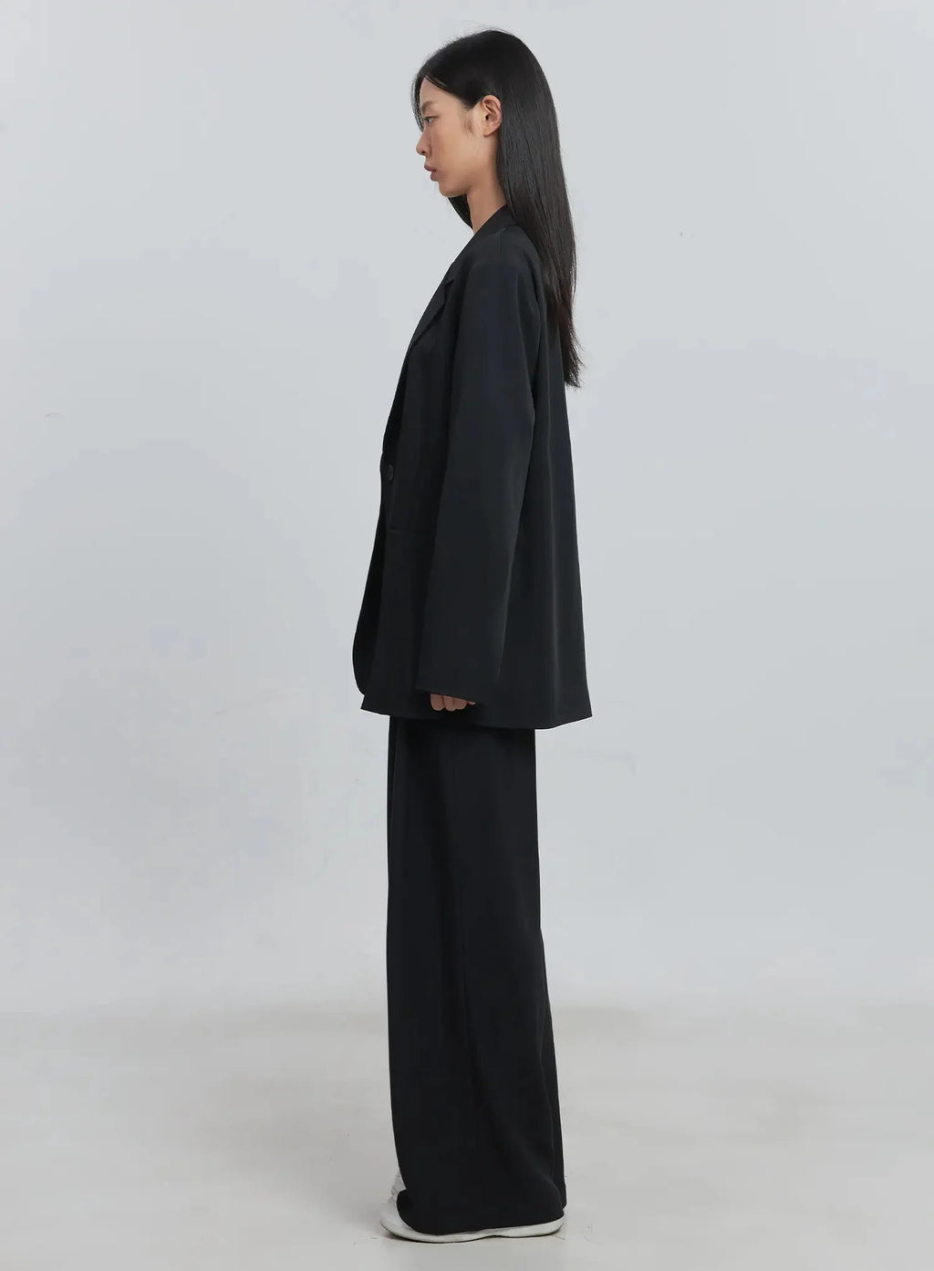 Pintuck Wide-Leg Pants IU512