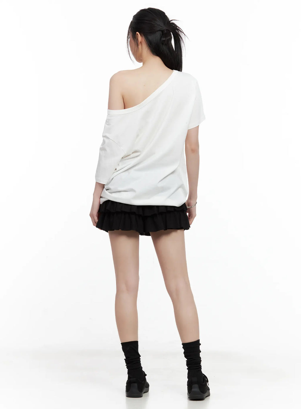 Ruffle Layered Mini Skirt CL501