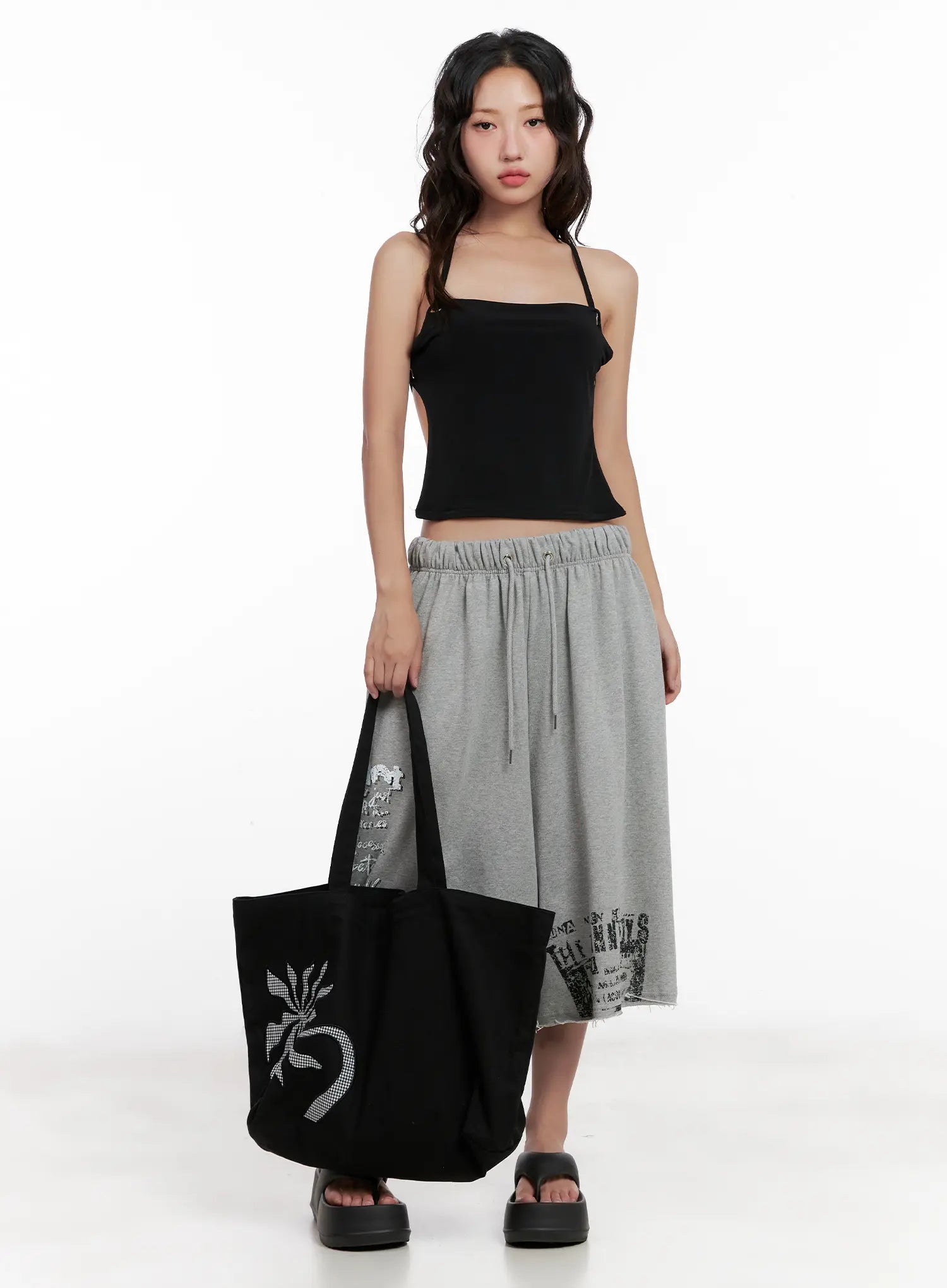 Eyelet Halter Knit Top CL521