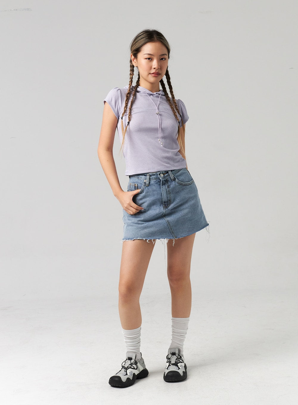 Denim Mini Skirt CL305
