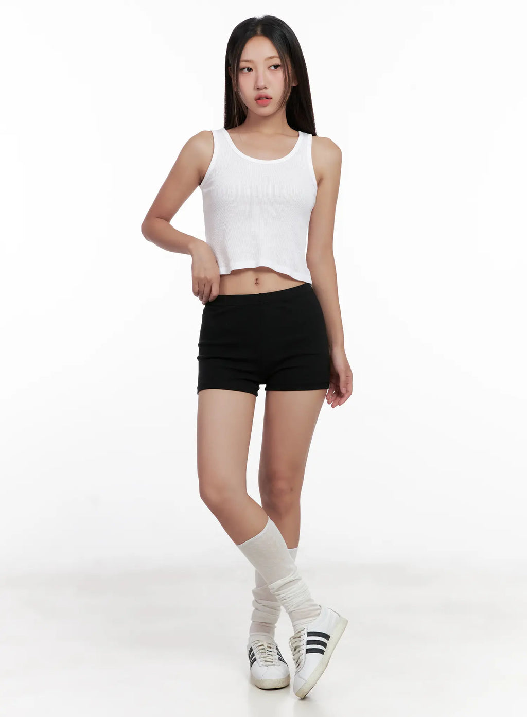 Ribbed Cotton Shorts CL521