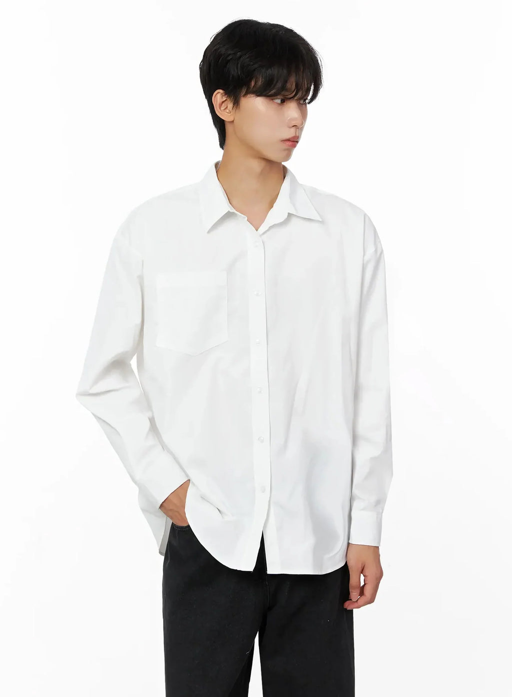 Men's Classic Button-Up Shirt IO517